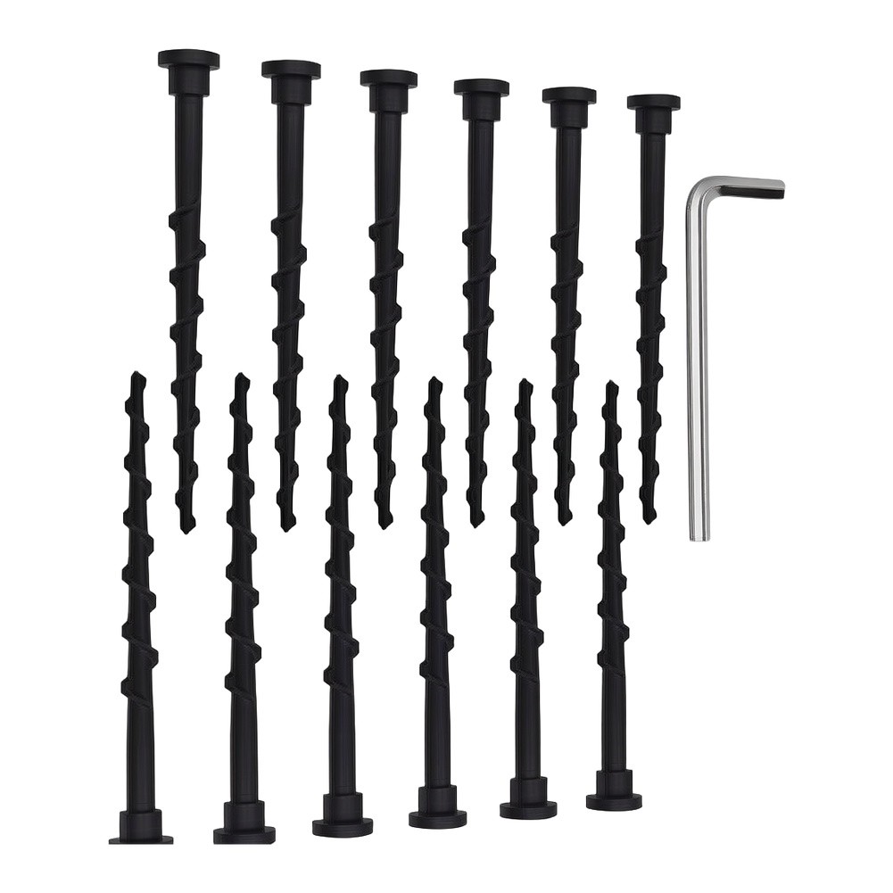 Gardening Tools Toolstation - 12 Pack Ground Screws 14Cm Hex