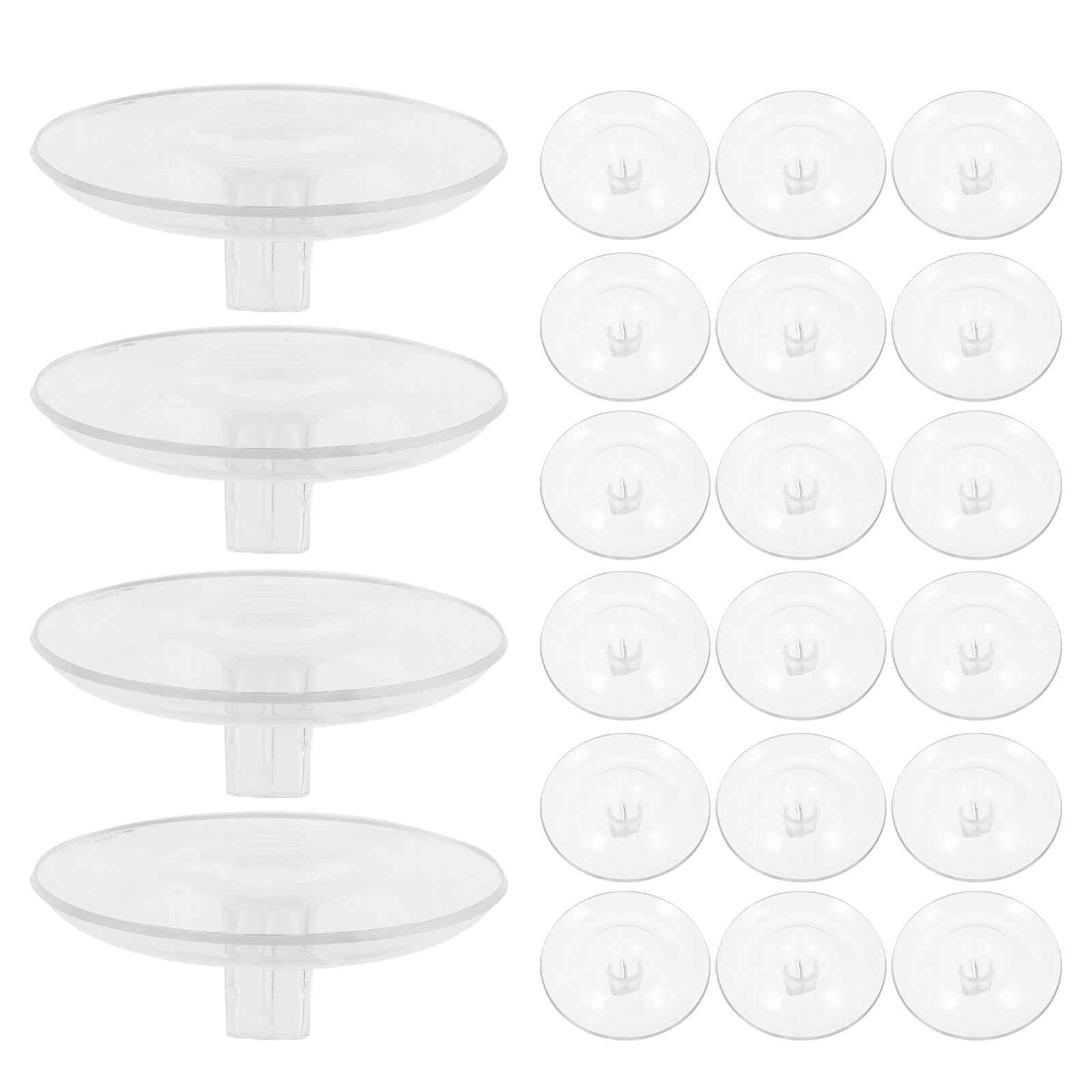Gardening Tools Holder - 40Pcs Hydroponic Floating Floral Arranger Transparent