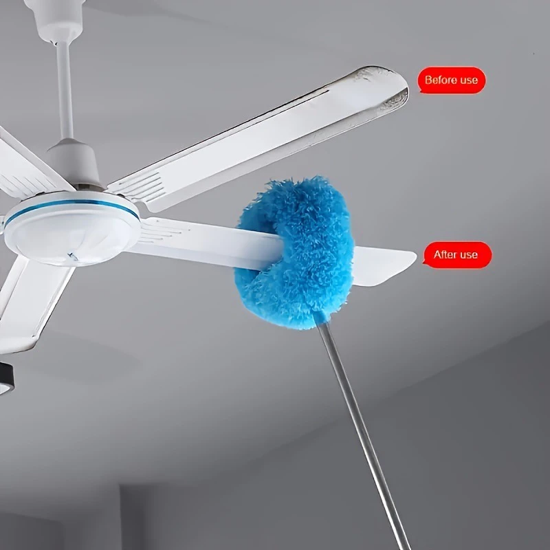 1PC Microfiber Ceiling Fan Dus - Gardening Tools Long Handle ulasan dan harga