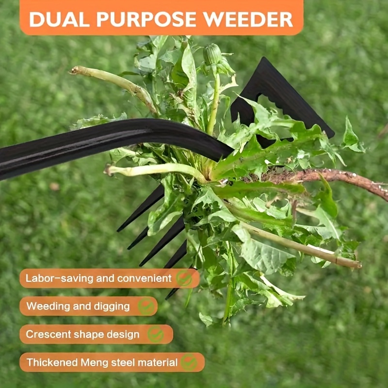 2 in 1 Garden Weeding Rake 5/6 - Gardening Tools To Remove Grass ulasan dan harga