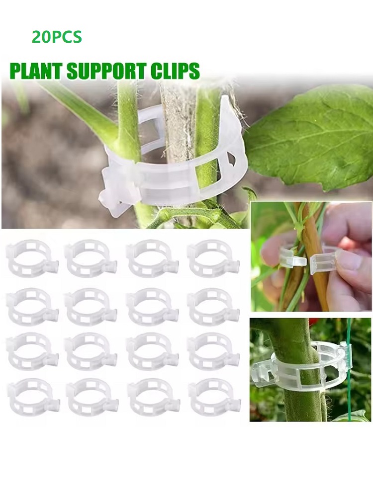 20Pcs Plant Support Clips,Snap - Gardening Tools Vegetables ulasan dan harga