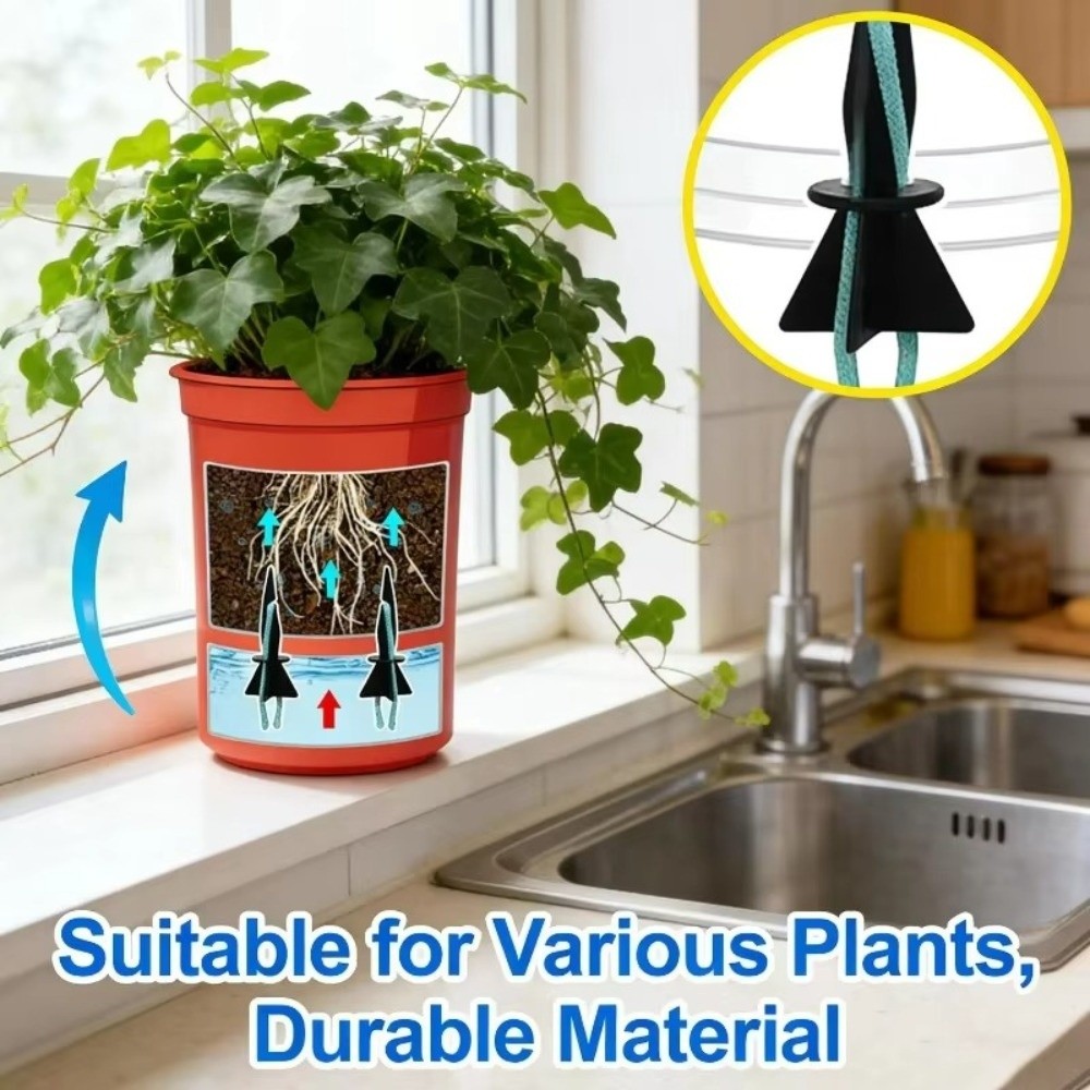 4pcs with Cotton Ropes Plant W - Root Watering Spike ulasan dan harga