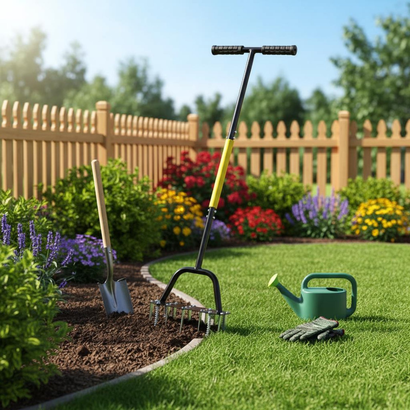 Half Moon Edger Detachable Des - Gardening Tools Long Handle ulasan dan harga