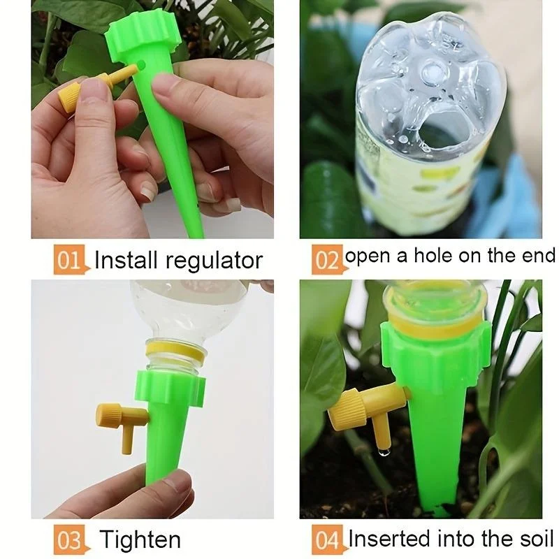 10PCS Flower Adjustable Automa - Root Watering Spike ulasan dan harga