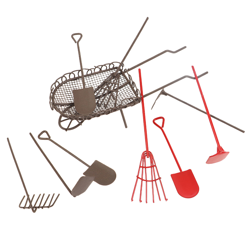 1/12 Dollhouse Simulation Gard - Gardening Tools Bundle ulasan dan harga