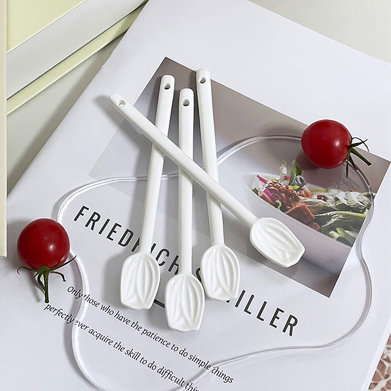 1PC Tulip Ceramic Coffee Spoon - Gardening Tools Long Handle ulasan dan harga