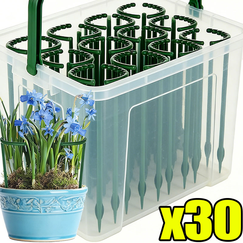 30-1PCS Plastic Plant Support  - Gardening Tools Holder ulasan dan harga